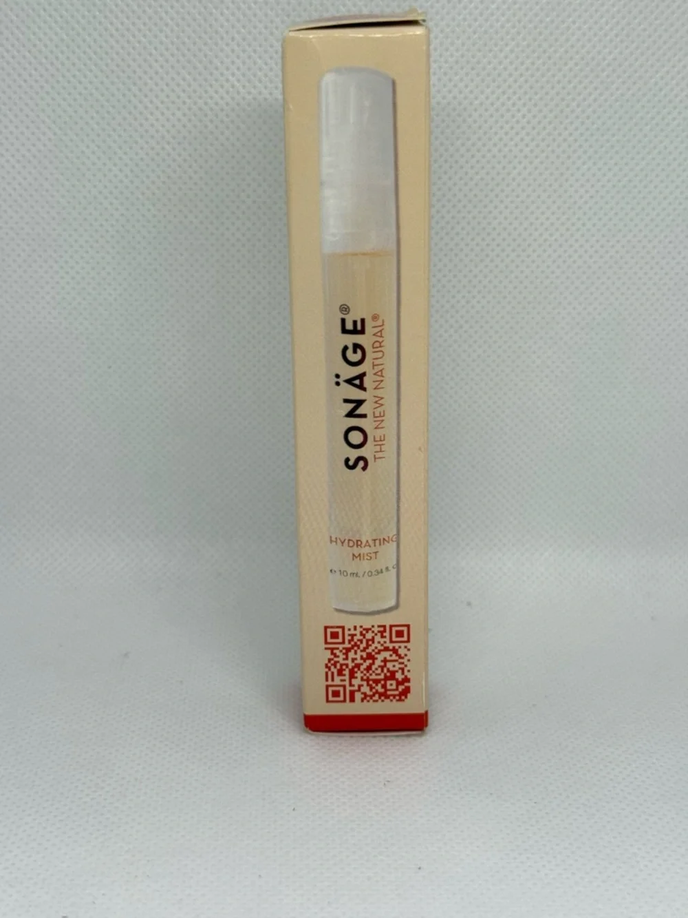 “NEW Sonäge Hydrating Mist 10ml Mini Rose Facial Spray Travel Size Vegan”